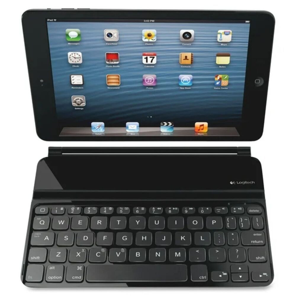 Logitech Ultrathin Keyboard for iPad Mini Model LOG920005021 in Black